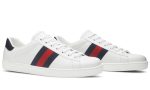 Gucci Ace Leather 'White Blue' - Dubai Sneakers