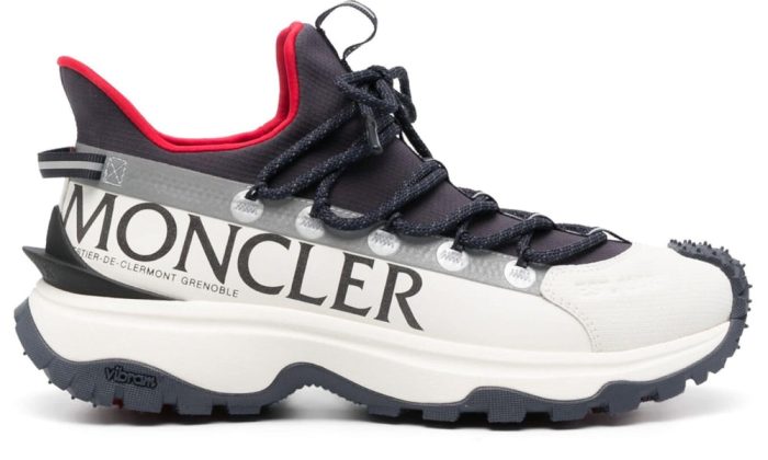 Moncler Trailgrip Lite 2 'White Navy' - Dubai Sneakers