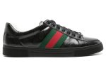 Gucci  Ace GG Crystal canvas sneakers 'Black' - Dubai Sneakers