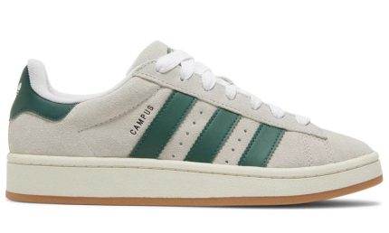 Adidas Campus 00s 'Crystal White Dark Green' - Dubai Sneakers