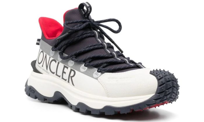 Moncler Trailgrip Lite 2 'White Navy' - Dubai Sneakers