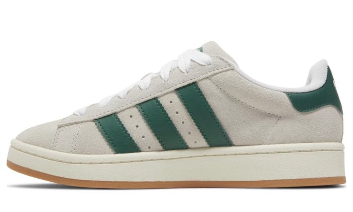 Adidas Campus 00s 'Crystal White Dark Green' - Dubai Sneakers