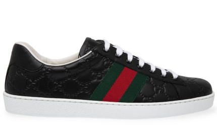 Gucci Ace Signature 'Black' - Dubai Sneakers