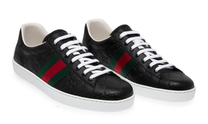 Gucci Ace Signature 'Black' - Dubai Sneakers