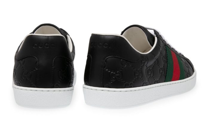 Gucci Ace Signature 'Black' - Dubai Sneakers