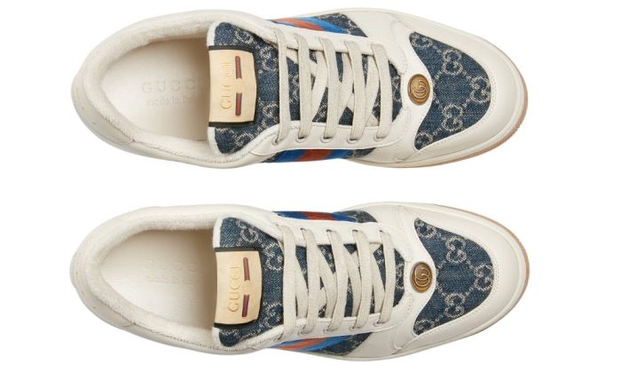 Gucci Screener 'Blue - Ivory' - Dubai Sneakers