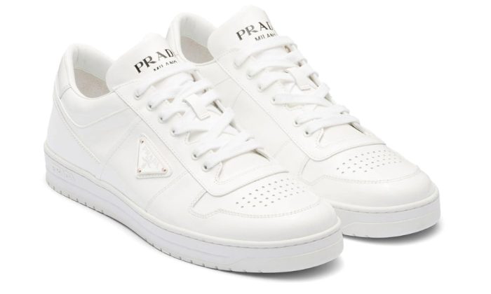 Prada Downtown Leather 'White' - Dubai Sneakers