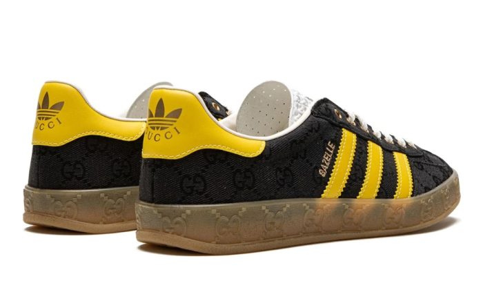 Gucci x Adidas Gazelle 'Black GG Monogram' - Dubai Sneakers