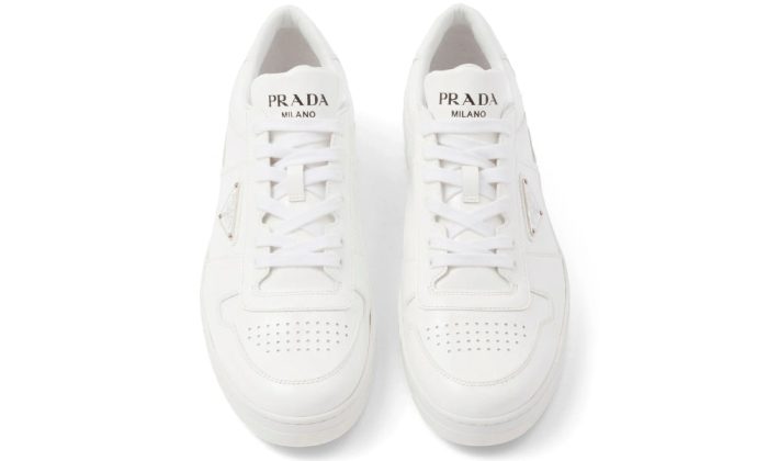 Prada Downtown Leather 'White' - Dubai Sneakers