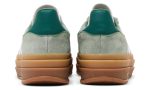 Adidas Gazelle Bold 'Silver Green Gum' - Dubai Sneakers