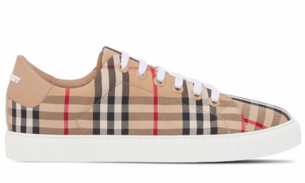 Burberry Vintage Check lace-up sneakers - Dubai Sneakers