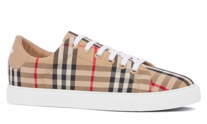 Burberry Vintage Check lace-up sneakers - Dubai Sneakers