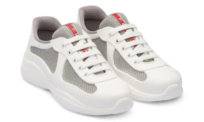 Prada America's Cup panelled "White Grey" - Dubai Sneakers