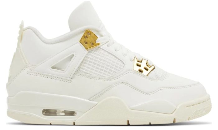 Nike Air Jordan 4 Retro 'Metallic Gold' - Dubai Sneakers