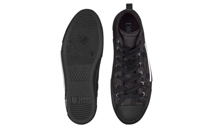 Dior B23 High 'Maxi Dior Oblique - Black' - Dubai Sneakers