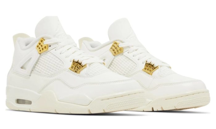 Nike Air Jordan 4 Retro 'Metallic Gold' - Dubai Sneakers