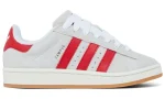 Adidas Campus 00s 'Crystal White Scarlet' - Dubai Sneakers